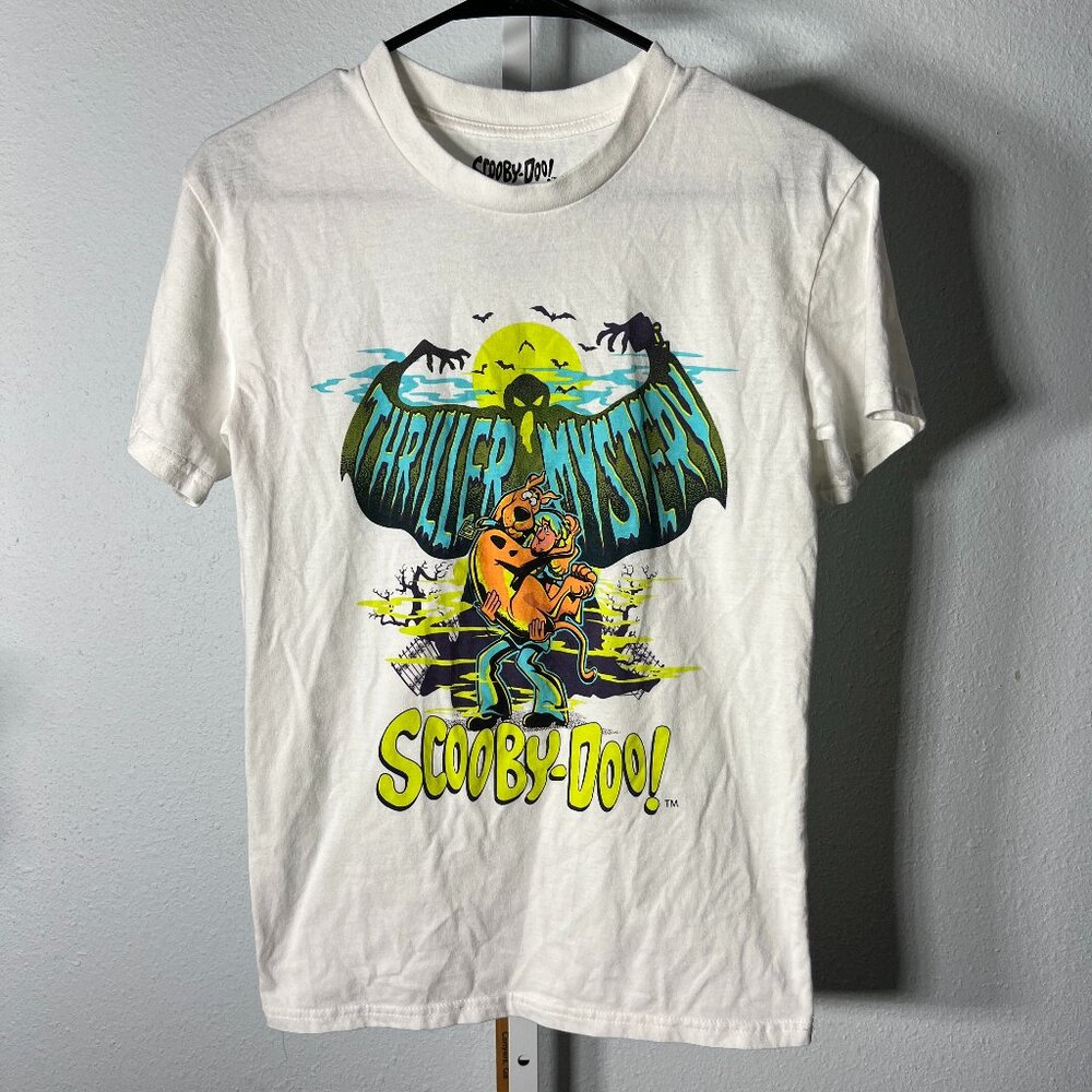 Scooby-Doo Mystery Thriller Machine Graphic Print Tee T-Shirt SZ Small